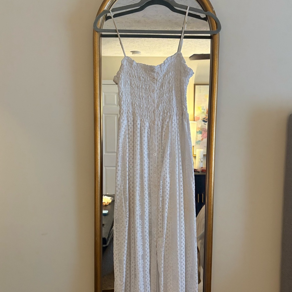 Saltwater LUXE White Lace Maxi Dress